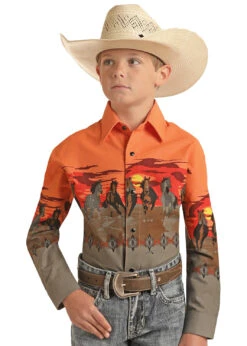 Boy's Panhandle Snap Front Shirt #PHBSOSR0MV