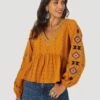 Women's Wrangler Retro Peasant Blouse #112317557 -Western Cowboy Equipment Store e68d4b6fdc1975fe753002707b76cfa7