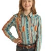 Girl's Rock & Roll Cowgirl Snap Front Shirt #RRGSOSR095 -Western Cowboy Equipment Store e9a2d423f799bf47a18e2d6fe7eca7c8