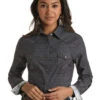 Women's Rough Stock Snap Front Shirt #RSWSOSRYT9 -Western Cowboy Equipment Store ea278e4fd91a68e9140b405140bbcabe