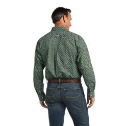 Men's Ariat Kylan Stretch Classic Fit Button Down Shirt #10039748X -Western Cowboy Equipment Store ed97a487fe9fca84fd6954062bdf5898