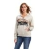 Women's Ariat REAL Scenic 1/2 Zip Sweatshirt #10041811 -Western Cowboy Equipment Store f008c7947c1eceaf585d16ad34239210