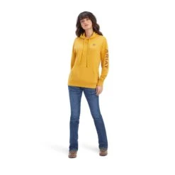 Women's Ariat REAL Classic Arm Logo Hoodie #10041636 -Western Cowboy Equipment Store f56515ba2f6bfc73f2c120e4152ee40a