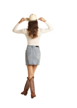 Women's Rock & Roll Cowgirl High Rise Skirt #69H3701 -Western Cowboy Equipment Store f652b2c5de244e927794374259583c8f