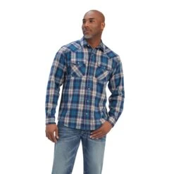 Men's Ariat Huntleigh Retro Fit Snap Shirt #10041772