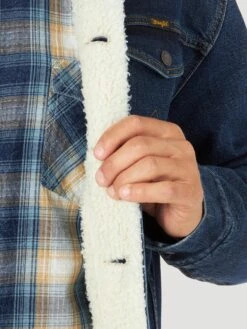 Men's Wrangler Retro Lined Denim Jacket #112318302 -Western Cowboy Equipment Store f876a2ebd38d80e1fa266847a4df1350