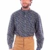 Men's Scully Button Down Shirt #RW351 -Western Cowboy Equipment Store f972547728859825bd3f6bea7ace7193