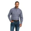 Men's Ariat Pro Series Justus Classic Fit Button Down Shirt #10039266-C -Western Cowboy Equipment Store fc3e780037810653fd44f0cdc8573f1e