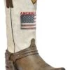Men's Roper America Strong Western Boot #09-020-7001-8418BR -Western Cowboy Equipment Store fd34123e6765df5685fde1c0574fce62