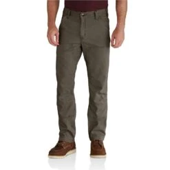 Men's Carhartt Rugged Flex Relaxed Fit Canvas Double-Front Utility Work Pant #102802-217 5 Men's Carhartt Rugged Flex Relaxed Fit Canvas Double-Front Utility Work Pant #102802-217 -Western Cowboy Equipment Store tarmac carhartt work pants 102802 217 64 1000