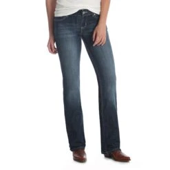 Women's Wrangler Mid-Rise Boot Cut Jean #09PWZDO (Plus Sizes) -Western Cowboy Equipment Store ww re 09MWZDO 1 0edb9a83 ddd4 4dcd 91f8 32393e890c3f