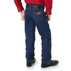Boy's Wrangler Cowboy Cut Original Fit Jean #13MWZBP (8-16) -Western Cowboy Equipment Store ww re 13MWZBP hr 2