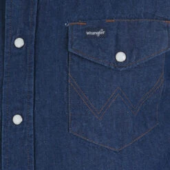 Men's Wrangler Authentic Cowboy Cut Snap Front Work Shirt #MS3127BX (Big And Tall) -Western Cowboy Equipment Store ww re MS3127B hr 2 70dffdc6 abb2 4495 9334 8fdfad12d440